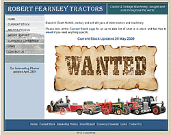 Robert Fearnley Tractors